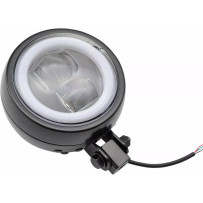 Headlight Capsule — 12V, black, bracket mount