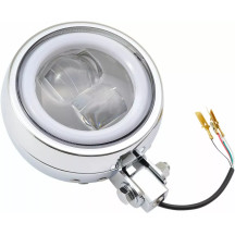 Headlight Capsule — 12V, bracket mount, chrome