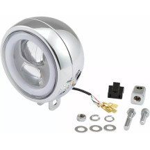 Headlight Capsule — 12V, bracket mount, chrome
