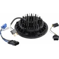 Headlight — 176.5 × 176.5 × 98.3 mm, 10-100 V DC, 20/40 W, Harley-Davidson®