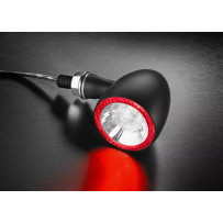 Bullet 1000® DF Brake/Rear Light — 39mm, 12V, black, M8 x 20