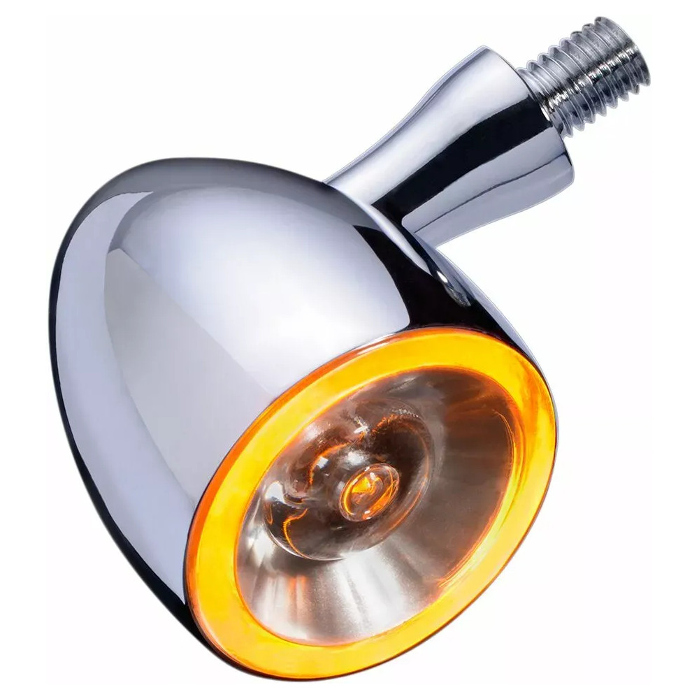 Luz de posición e intermitente Bullet 1000® — 39 mm, 12V, Rosca M8 x 20, Cromado