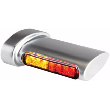 Winglets LED Turn Signals — Rear, Chrome