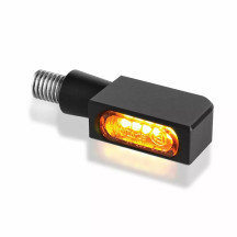 Blokk-Line Micro LED Blinker — Threaded M8 x 20, Black