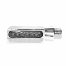 Blokk-Line Turn Signal — Threaded M8 x 20, Chrome