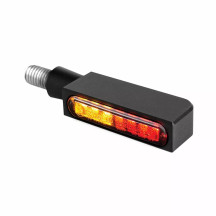 LED Turn Signal — Threaded M8 x 20, Rear, Black