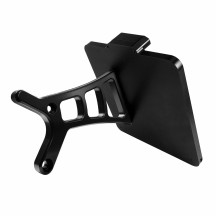 Soporte lateral — 20 cm × 22 cm, negro, para Harley-Davidson®