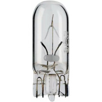 Filament Glass Wedge Bulbs — W2.1 x 9.5d (W5W, 168, T10), 12V 2W, 10 pack