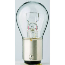 Filament Bulbs — 12V 21W, BA15d (B6, 1004), 10 Pack, White