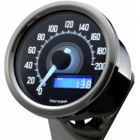 Speedometer — 12V (0–18V), black