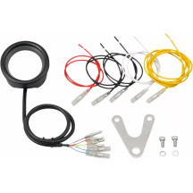 Speedometer — 0–99,999 km/mi, 12V, black