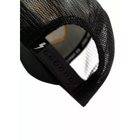 Tiger Trucker Hat — One Size, Snapback, Black, Yellow