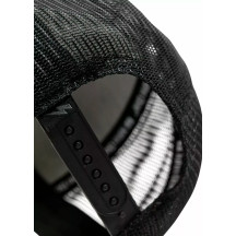 Flash Trucker Hat — One Size, Snapback, Black