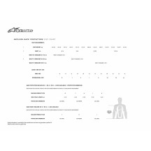 Nucleon KR-2 Protector de espalda — XS, Negro, Rojo, Gris