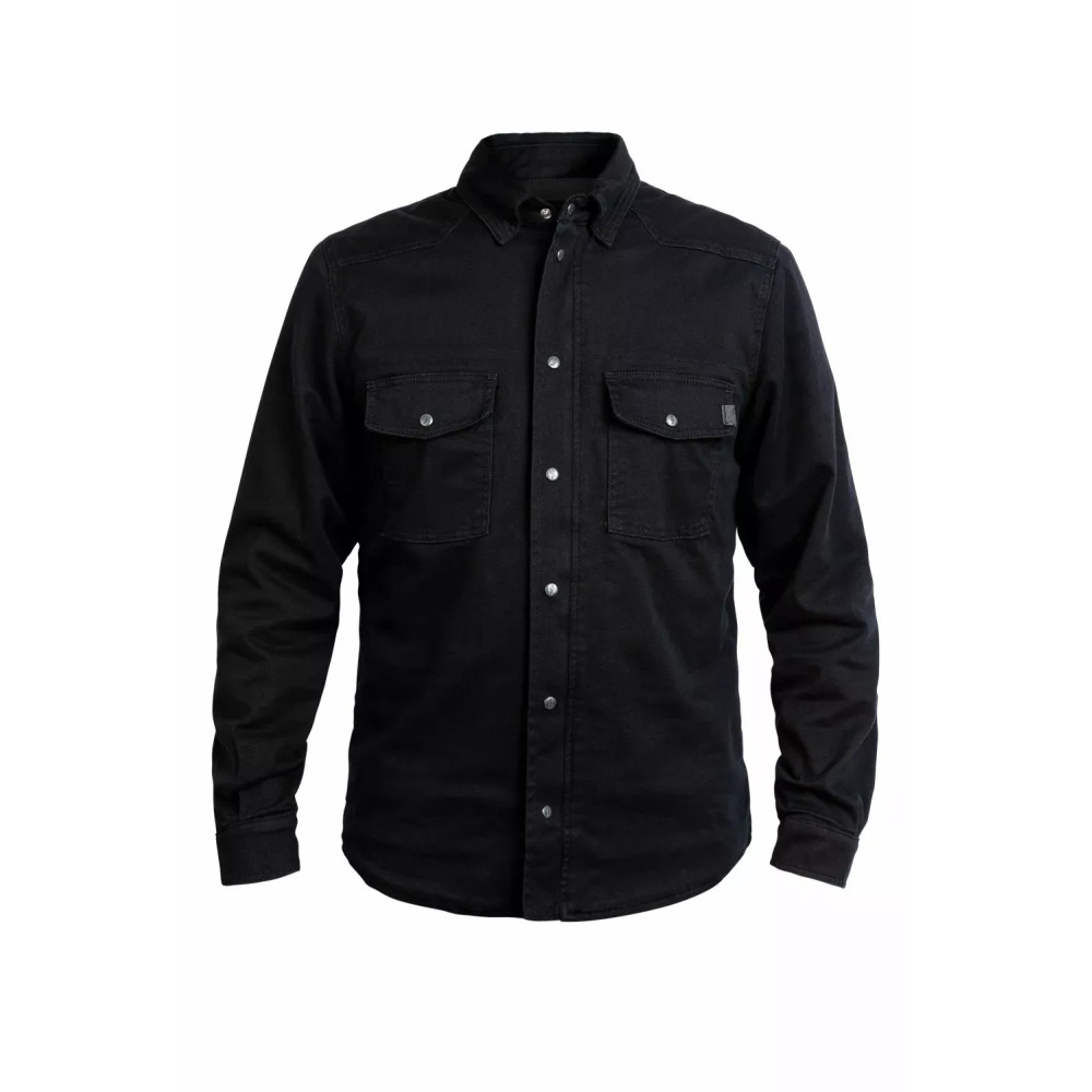 Motoshirt Jacket — Size M, Chest 115 cm, Sleeve 69 cm, Black