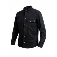 Motoshirt Jacket — Size 4XL, Chest 135 cm (53"), Sleeve 72 cm (28-3/8"), Black