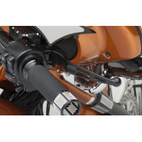 Slotted Wide Blade Lever Set — Hydraulic, Black Matte, Pair