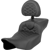 Extended Reach RoadSofa™ Tri Gripper Seat — Extended reach +1.5 in, Driver 17.5" x 14", Overall 30.5", Black