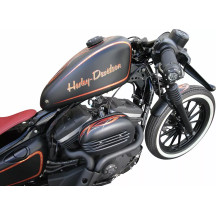 Air Filter Cover "FIN" — Black, HD-SPO007