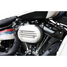 Air Filter Cover 'Racing' — Part HD-BRO040, Black