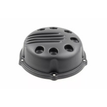 Air Filter Cover "Slotted" — Black
