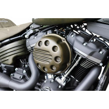 Air Filter Cover "Slotted" — Black