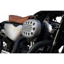 Air Filter Cover "Slotted" — Black