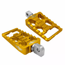 Foot Pegs for Harley — M8 thread, pair, gold