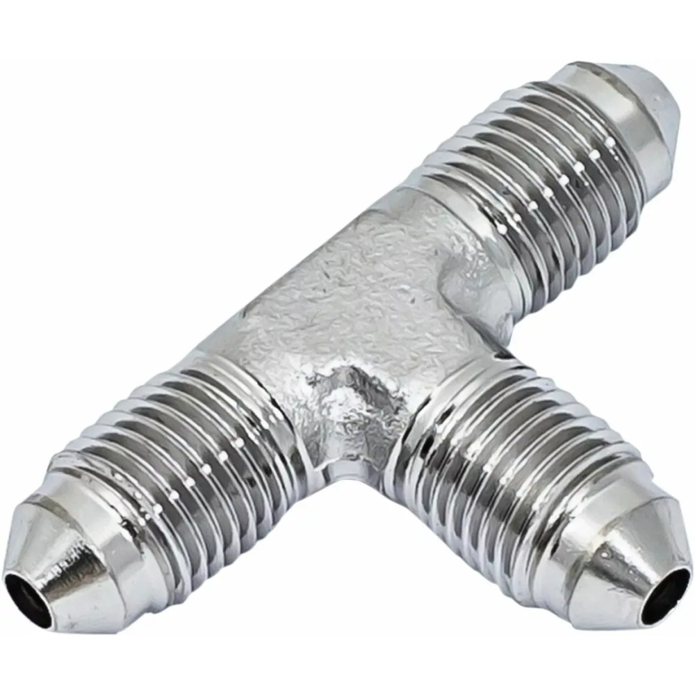 Brake Line Tee — -3, Silver