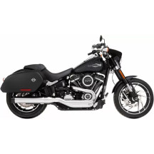 Silenciador Slip-On de 4" para Softail Sport Glide — 4" diámetro, Cromo