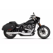 Silenciador Slip-On de 4" para Softail Sport Glide — 4" diámetro, Cromo