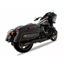 Silenciadores Slip-On HP45 de 4.5" para HD — 4.5", negro mate