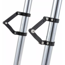 Headlight Bracket Set — 35 mm (1-3/8"), fork mount, black