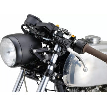 Headlight Bracket Set — 35 mm (1-3/8"), fork mount, black