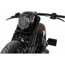 Headlight Kit — Night Rod Style, black, lowers 30 mm