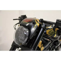 Headlight Lowering Kit — Steel, Black