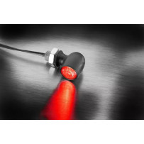 Spot® RB — 14 mm, Ø10 mm, 12V, red, side mount