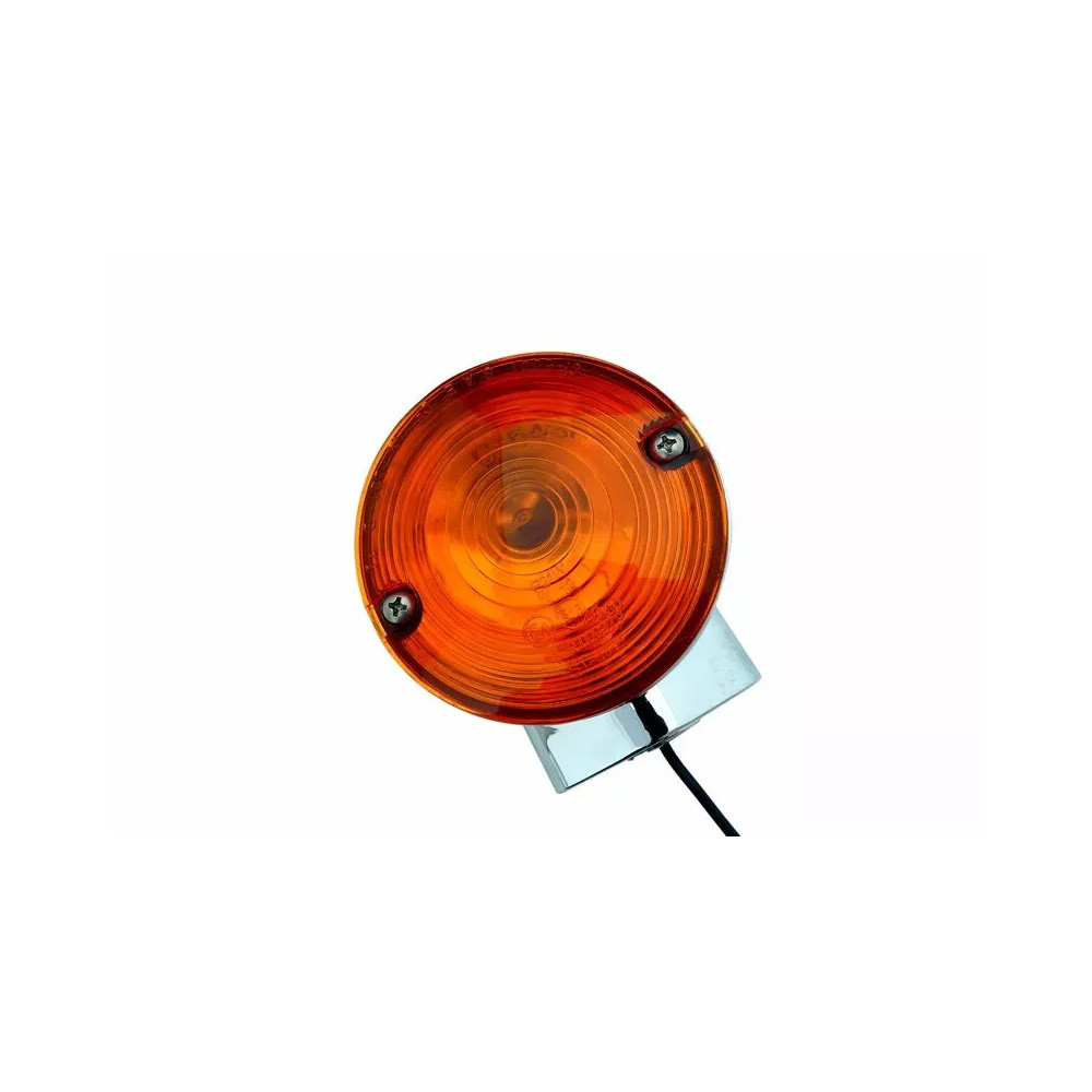 Turn Signal — Front, Amber, dual filament, E-marked