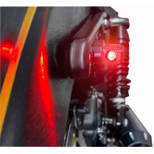 NANO Winglet 3 in 1 Turn light — Ultra-Mini, 12V, Black, Strut mount