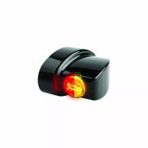 NANO Winglet 3 in 1 Turn light — Ultra-Mini, 12V, Black, Strut mount