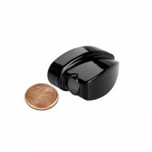 NANO Winglet 3 in 1 Turn light — Ultra-Mini, 12V, Black, Strut mount