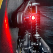 NANO Winglet 3-in-1 Turn Light — 12 V, strut mount for Harley-Davidson