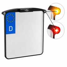 License Plate Holder Nano — 12 V, Black, Type A (DE)