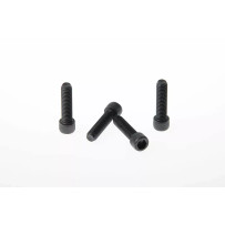 Fork Triple Clamp Screws — Black, Front, Kit