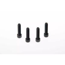Fork Triple Clamp Screws — Black, Front, Kit
