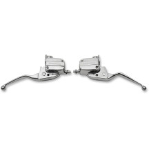 Brake/Clutch Lever Assembly — 25.4 mm clamping diameter (1"), 15 mm bore (19/32"), Chrome