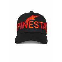Commited Curved Bill Hat — One Size, Black