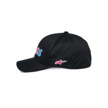 Gorra Cereal con Visera Curvada — L/XL, Negro