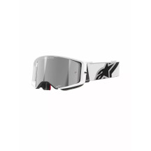Supertech Corp Goggle — One Size, Mirrored Lens, Gray/White