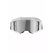 Supertech Corp Goggle — One Size, Mirrored Lens, Gray/White